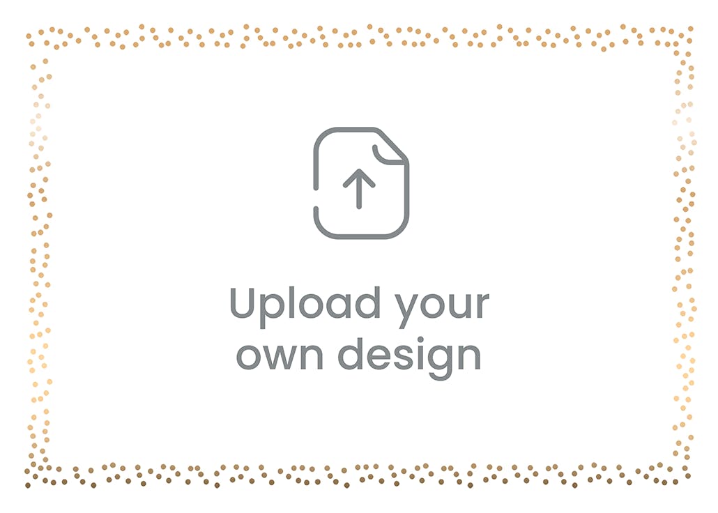 Dotted frame - landscape - greeting card